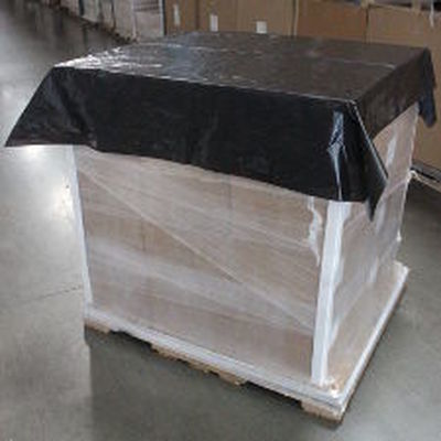 Nakładka/ okrywka/ arkusz foliowy na paletę EURO 150x220 cm, 1500x2200 mm,  LDPE regranulat czarny
